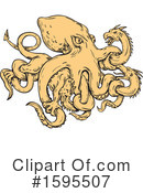 Octopus Clipart #1595507 by patrimonio