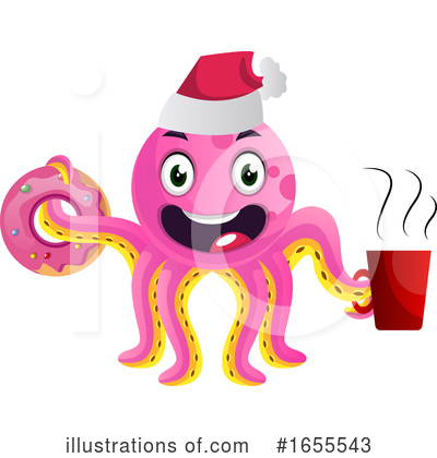 Royalty-Free (RF) Octopus Clipart Illustration by Morphart Creations - Stock Sample #1655543