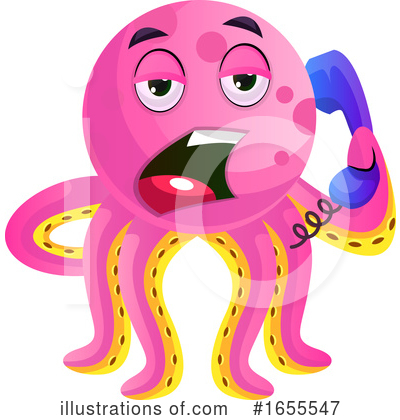 Royalty-Free (RF) Octopus Clipart Illustration by Morphart Creations - Stock Sample #1655547