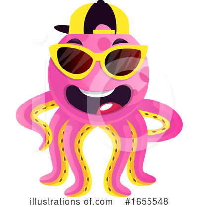 Royalty-Free (RF) Octopus Clipart Illustration by Morphart Creations - Stock Sample #1655548