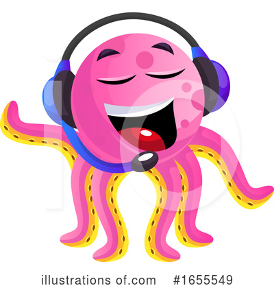 Royalty-Free (RF) Octopus Clipart Illustration by Morphart Creations - Stock Sample #1655549