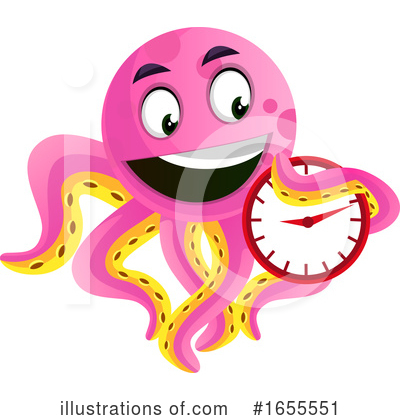 Royalty-Free (RF) Octopus Clipart Illustration by Morphart Creations - Stock Sample #1655551