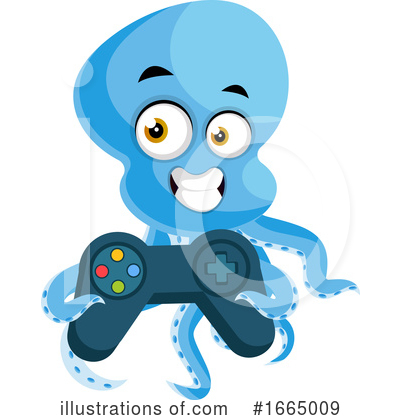 Royalty-Free (RF) Octopus Clipart Illustration by Morphart Creations - Stock Sample #1665009