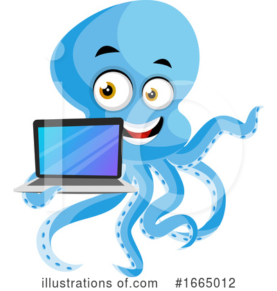 Royalty-Free (RF) Octopus Clipart Illustration by Morphart Creations - Stock Sample #1665012