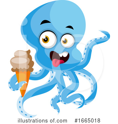 Royalty-Free (RF) Octopus Clipart Illustration by Morphart Creations - Stock Sample #1665018