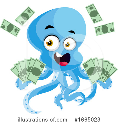 Royalty-Free (RF) Octopus Clipart Illustration by Morphart Creations - Stock Sample #1665023