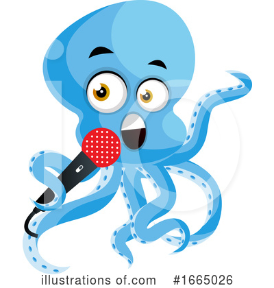 Royalty-Free (RF) Octopus Clipart Illustration by Morphart Creations - Stock Sample #1665026