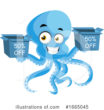 Royalty-Free (RF) Octopus Clipart Illustration by Morphart Creations - Stock Sample #1665045
