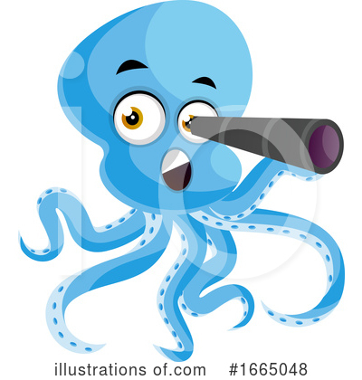 Royalty-Free (RF) Octopus Clipart Illustration by Morphart Creations - Stock Sample #1665048