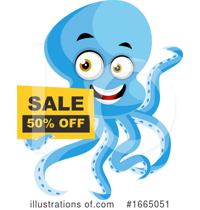 Royalty-Free (RF) Octopus Clipart Illustration by Morphart Creations - Stock Sample #1665051