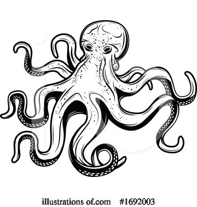 Royalty-Free (RF) Octopus Clipart Illustration by Vector Tradition SM - Stock Sample #1692003