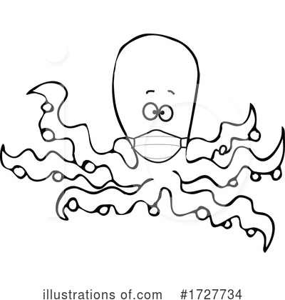 Royalty-Free (RF) Octopus Clipart Illustration by djart - Stock Sample #1727734