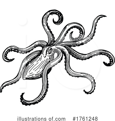 Royalty-Free (RF) Octopus Clipart Illustration by Vector Tradition SM - Stock Sample #1761248