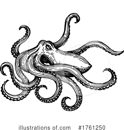 Royalty-Free (RF) Octopus Clipart Illustration by Vector Tradition SM - Stock Sample #1761250