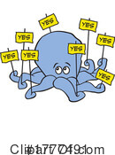 Octopus Clipart #1777491 by Johnny Sajem