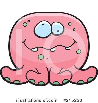 Royalty-Free (RF) Octopus Clipart Illustration by Cory Thoman - Stock Sample #215226