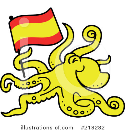 Royalty-Free (RF) Octopus Clipart Illustration by Zooco - Stock Sample #218282