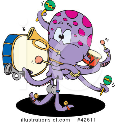Music Clipart #42611 by Dennis Holmes Designs
