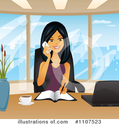 Asian Businesswoman Clipart #1107523 by Amanda Kate