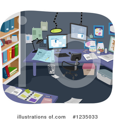 Royalty-Free (RF) Office Clipart Illustration by BNP Design Studio - Stock Sample #1235033