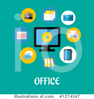 Royalty-Free (RF) Office Clipart Illustration by Vector Tradition SM - Stock Sample #1274347