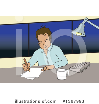 Office Clipart #1367993 by David Rey
