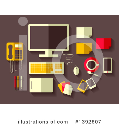 Royalty-Free (RF) Office Clipart Illustration by BNP Design Studio - Stock Sample #1392607