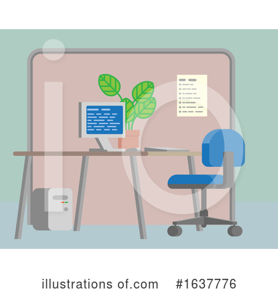 Royalty-Free (RF) Office Clipart Illustration by AtStockIllustration - Stock Sample #1637776