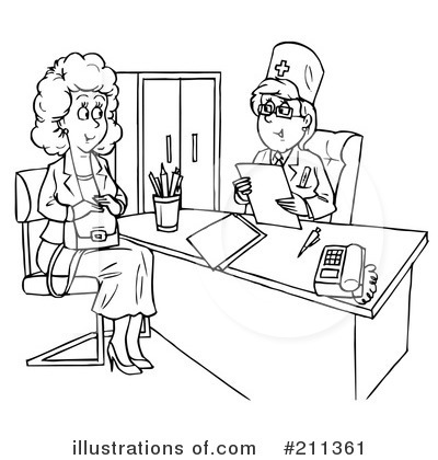Royalty-Free (RF) Office Clipart Illustration by Alex Bannykh - Stock Sample #211361
