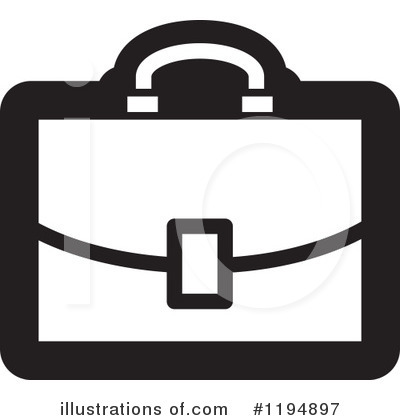 Briefcase Clipart #1194897 by Lal Perera
