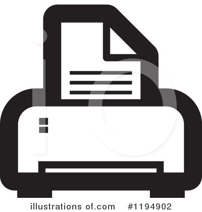 Royalty-Free (RF) Office Icon Clipart Illustration by Lal Perera - Stock Sample #1194902