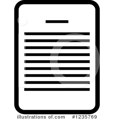 Document Clipart #1235769 by Vector Tradition SM