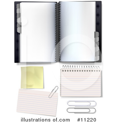 Office Supplies Clipart #11220 by Leo Blanchette