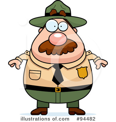 Royalty-Free (RF) Officer Clipart Illustration by Cory Thoman - Stock Sample #94482