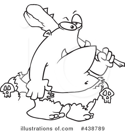 Royalty-Free (RF) Ogre Clipart Illustration by toonaday - Stock Sample #438789