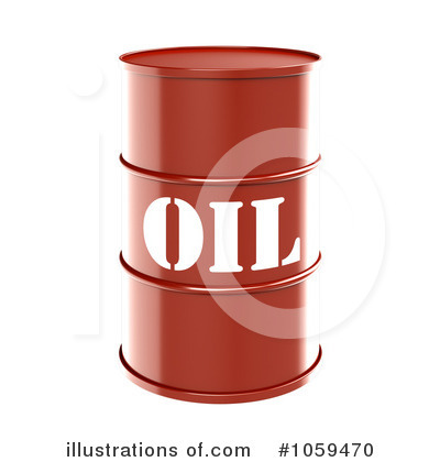 Royalty-Free (RF) Oil Barrel Clipart Illustration by ShazamImages - Stock Sample #1059470