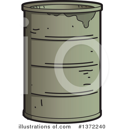 Royalty-Free (RF) Oil Barrel Clipart Illustration by Clip Art Mascots - Stock Sample #1372240