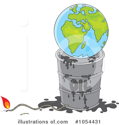 Royalty-Free (RF) Oil Clipart Illustration by Alex Bannykh - Stock Sample #1054431