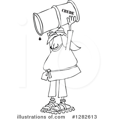 Royalty-Free (RF) Oil Clipart Illustration by djart - Stock Sample #1282613