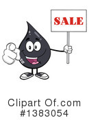 Oil Drop Mascot Clipart #1383054 by Hit Toon