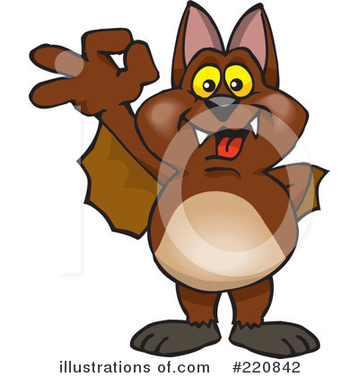 Bat Clipart #220842 by Dennis Holmes Designs