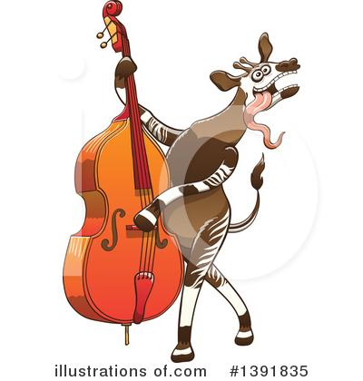 Royalty-Free (RF) Okapi Clipart Illustration by Zooco - Stock Sample #1391835