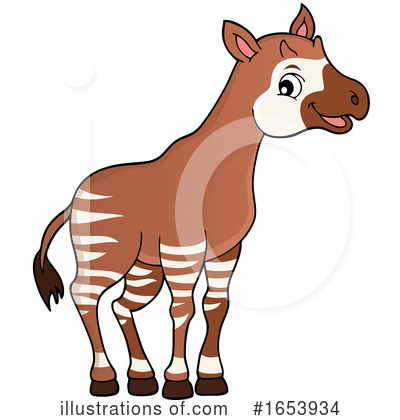 Royalty-Free (RF) Okapi Clipart Illustration by visekart - Stock Sample #1653934