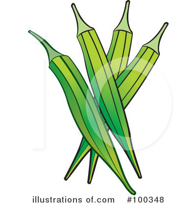 Okra Clipart #100348 by Lal Perera