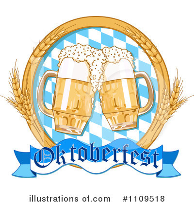Royalty-Free (RF) Oktoberfest Clipart Illustration by Pushkin - Stock Sample #1109518