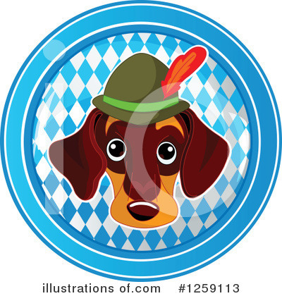 Wiener Dog Clipart #1259113 by Pushkin