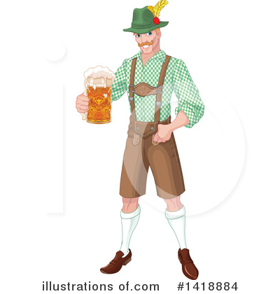 Oktoberfest Man Clipart #1418884 by Pushkin