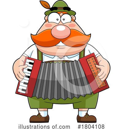 German Man Clipart #1804108 by Hit Toon