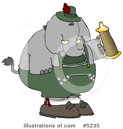 Elephants Clipart #5235 by djart