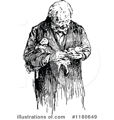 Grandfather Clipart #1180649 by Prawny Vintage